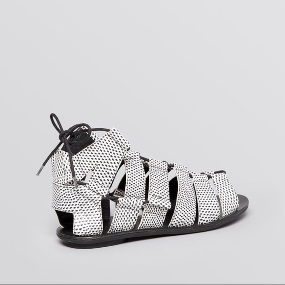 Loeffler Randall Black and White Sandals - Picture 3 of 8